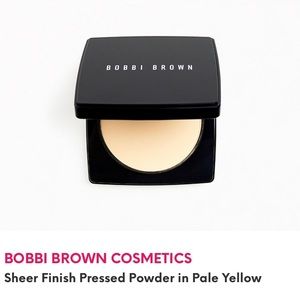 BOBBI BROWN COSMETICS
Sheer Finish Pressed Powder in Pale Yellow